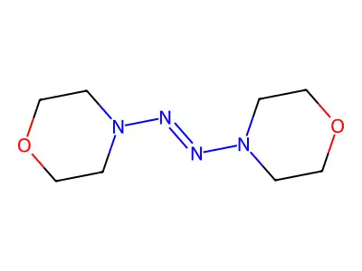 4,4'-Diazenediylbis(morpholine) structure