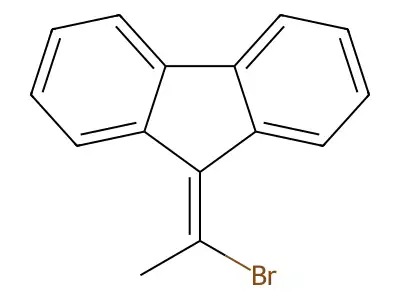 9-(1-Bromo-ethylidene)-9H-fluorene structure