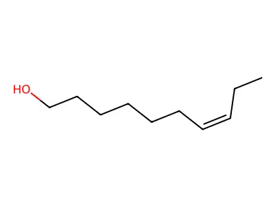 (7Z)-7-Decen-1-ol structure