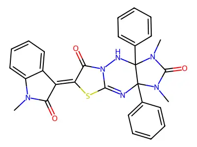 C29H24N6O3S structure