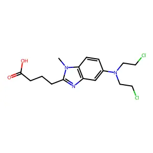 苯達莫司汀 structure