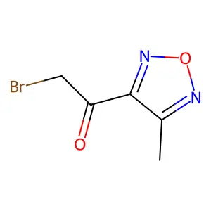 3-(Bromoacetyl)-4-methyl-1,2,5-oxadiazole structure