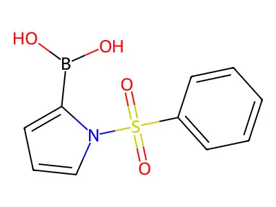 1-(Phenylsulfonyl)pyrrole-2-boronic acid structure