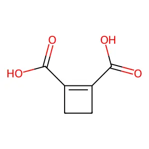 Cyclobut-1-ene-1,2-dicarboxylic acid structure
