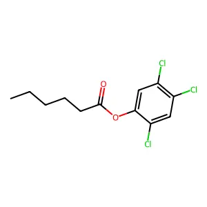 2,4,5-Trichlorophenyl hexanoate structure