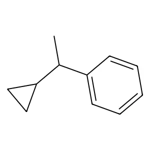 Benzene, (1-cyclopropylethyl)- structure