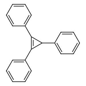 (2,3-Diphenyl-1-cyclopropen-1-yl)benzene structure