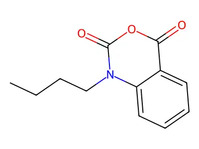1-Butyl-3,1-benzoxazine-2,4-dione structure