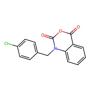 1-[(4-Chlorophenyl)methyl]-3,1-benzoxazine-2,4-dione structure
