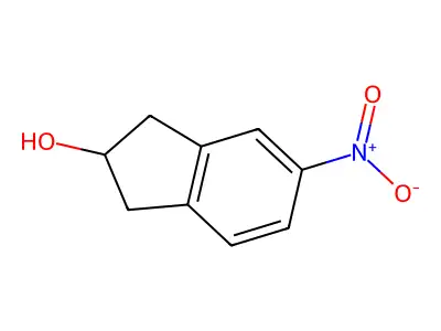 2-Hydroxy-5-nitroindane structure