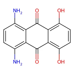 1,4-二氨基-5,8-二羟基蒽醌 structure