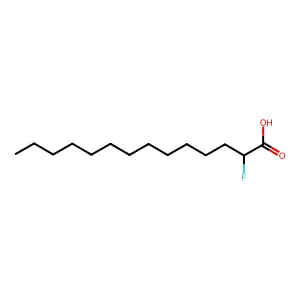2-Fluorotetradecanoic acid structure
