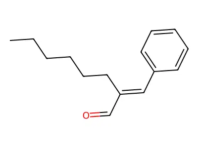 alpha-Hexylcinnamaldehyde structure