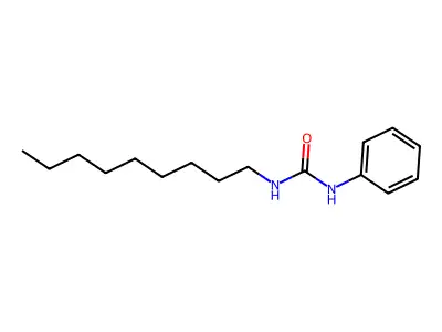 Urea, N-nonyl-N'-phenyl- structure