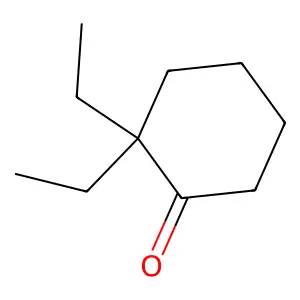 2,2-Diethylcyclohexanone structure