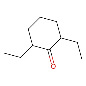 2,6-Diethylcyclohexanone structure