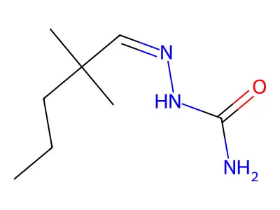 [(Z)-2,2-Dimethylpentylideneamino]urea structure