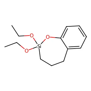 2,2-二乙氧基-2,3,4,5-四氢-1,2-苯并氧杂硅环庚烯 structure