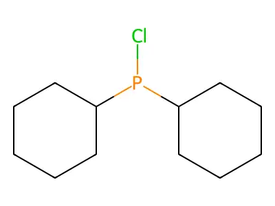Chlorodicyclohexylphosphine structure