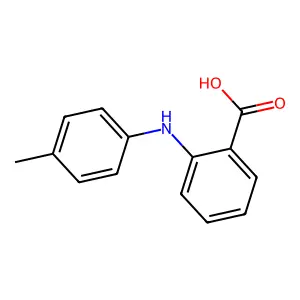 N-(4-甲基苯基)邻氨基苯甲酸 structure