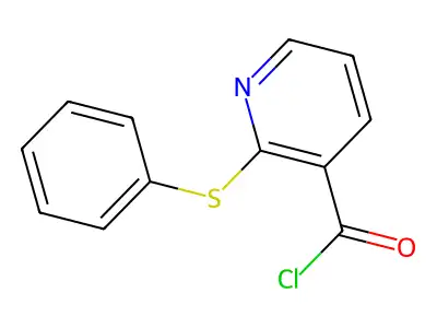 2-(Phenylthio)Pyridine-3-Carbonyl Chloride structure