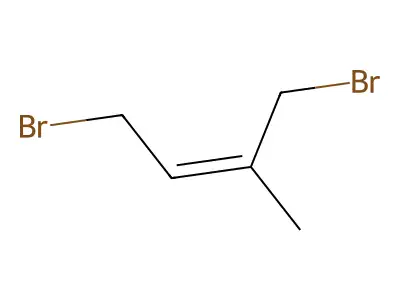 (Z)-1,4-dibromo-2-methylbut-2-ene structure