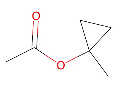 (1-Methylcyclopropyl) acetate structure