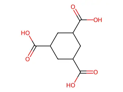 (1alpha,3alpha,5alpha)-1,3,5-Cyclohexanetricarboxylic Acid structure