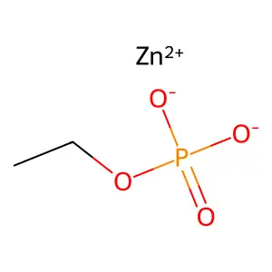 磷酸单乙酯锌盐(1:1) structure