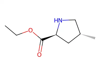 ethyl (2R,4S)-4-methylpyrrolidine-2-carboxylate structure