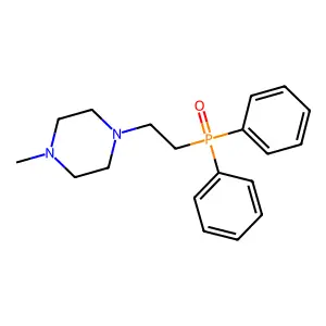 1-(2-Diphenylphosphorylethyl)-4-methylpiperazine structure