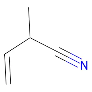 2-甲基-3-丁烯腈 structure