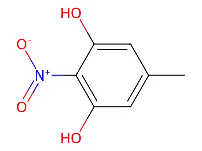 5-Methyl-2-nitrobenzene-1,3-diol structure