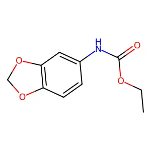 (1,3-苯并二氧戊环-5-基)氨基甲酸乙酯 structure