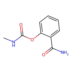 (2-carbamoylphenyl) N-methylcarbamate structure