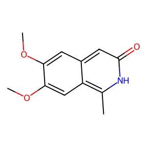 3(2H)-Isoquinolinone, 6,7-dimethoxy-1-methyl- structure