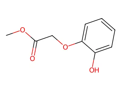 2-(Methoxycarbonyl)methoxyphenol structure