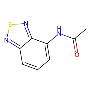 N-(2,1,3-benzothiadiazol-4-yl)acetamide structure