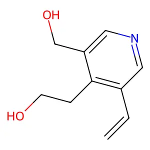 4-Pyridineethanol, 3-ethenyl-5-(hydroxymethyl)- structure