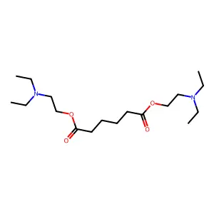 双(2-(二乙氨基)乙基)己二酸酯 structure