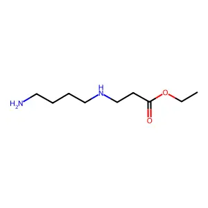 Ethyl 3-(4-aminobutylamino)propanoate structure