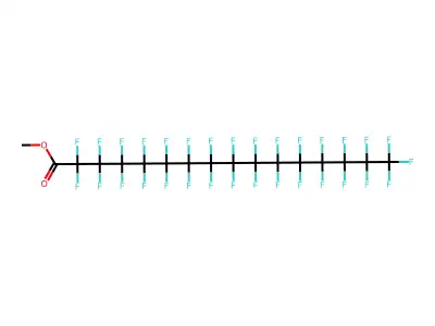 Methyl perfluorohexadecanoate structure