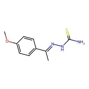 {[1-(4-Methoxyphenyl)ethylidene]amino}thiourea structure