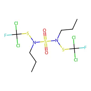 Methanesulfenamide, N,N'-sulfonylbis(1,1-dichloro-1-fluoro-N-propyl- structure