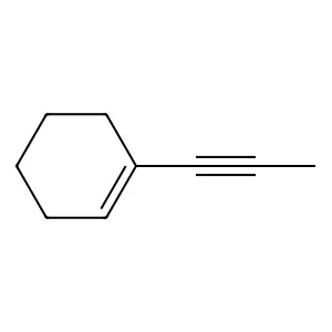 Cyclohexene, 1-(1-propynyl)- structure
