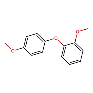 Benzene, 1-methoxy-2-(4-methoxyphenoxy)- structure