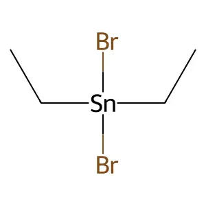Stannane, dibromodiethyl- structure