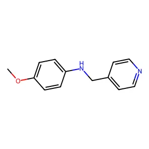 4-methoxy-N-(pyridin-4-ylmethyl)aniline structure
