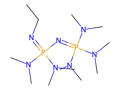 Phosphazene base P2-Et structure