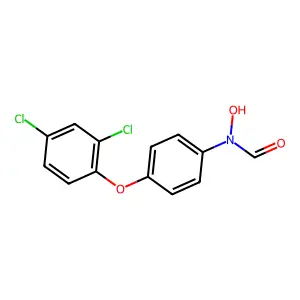 N-Hydroxy-N-(4-(2,4-dichlorophenoxy)phenyl)formamide structure